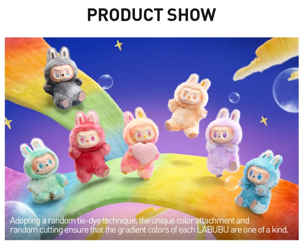 The Monsters Labubu Big into energy series vinyl plush pendant blind box